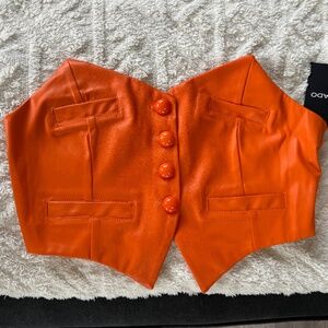 Solado Orange Corset Vest